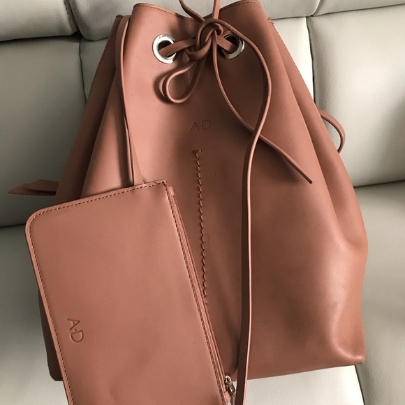 Bianca Blush Backpack purse AD & Daughters - Picture 3 of 4